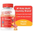 thumbnail interactive-video image 1 of SmartyPants Kids Plus Multivitamin & Omega 3 Gummies with Vitamins C, D3, B12, Zinc 60 Count, 1 of 13