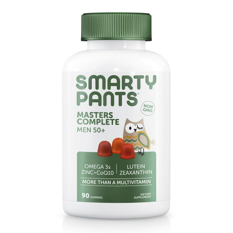 SmartyPants Masters Complete Men 50+, Multivitamin Gummy, 90 ct 