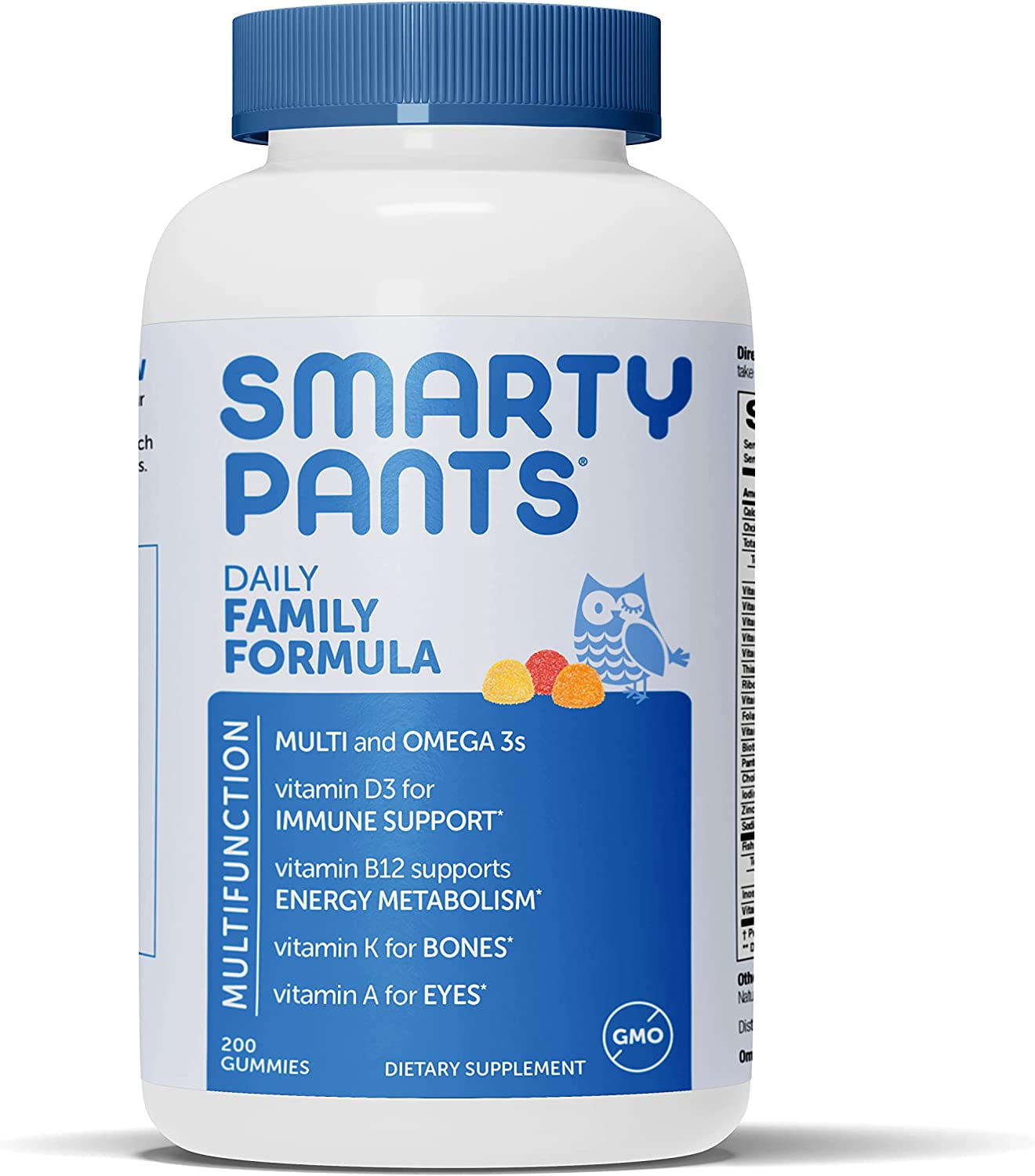 SmartyPants Multivitamin for Men, Women & Children Vitamin Gummies with Omega 3 Fish Oil (EPA