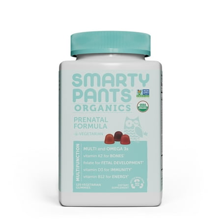 SmartyPants Organic Prenatal Formula Multivitamin Gummies - 120ct