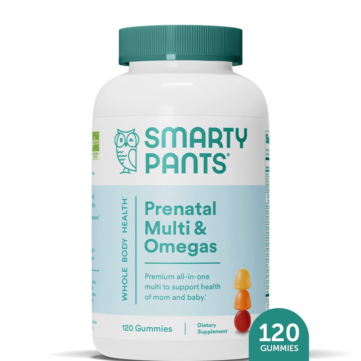 SmartyPants Prenatal Multi & Omega3 Fish Oil Gummy Vitamins with DHA