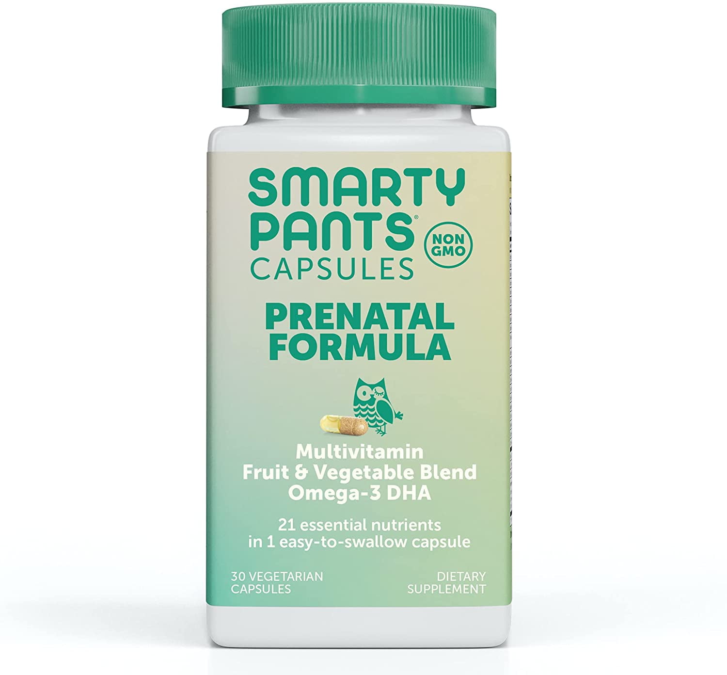 SmartyPants Prenatal Multivitamin Capsules with Omegas, 30 Count