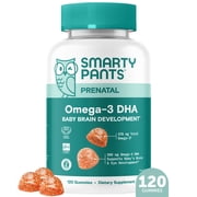 SmartyPants Prenatal Omega-3 DHA Gummies for Baby s Brain Development 120ct