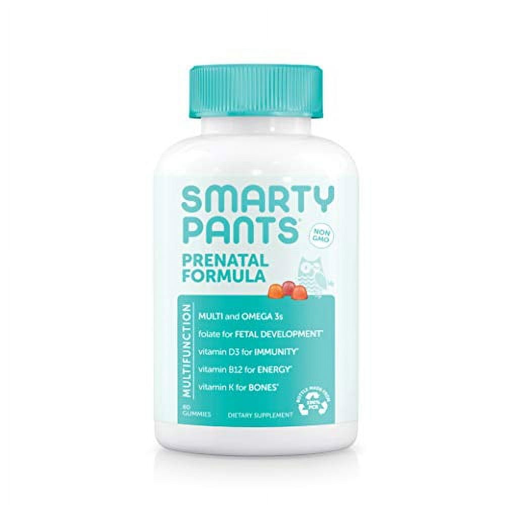 SmartyPants Prenatal Vitamins for Women with DHA and Folate - Daily ...