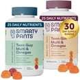 thumbnail image 1 of SmartyPants Teen Guy & Teen Girl Multivitamin Gummies Bundle, 30 Day Supply, 1 of 9