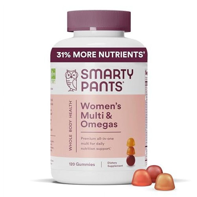 SmartyPants Womenâ€™s Formula Daily Gummy Vitamins Gluten Free