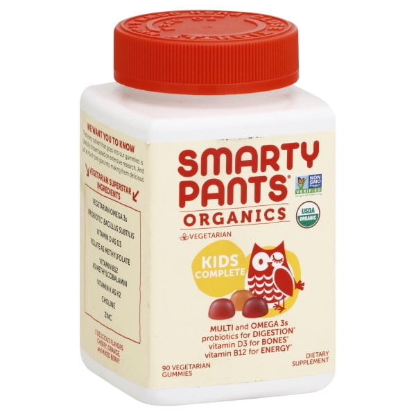 Smartypants Organic Kids Complete Vitamin, 90 Ea