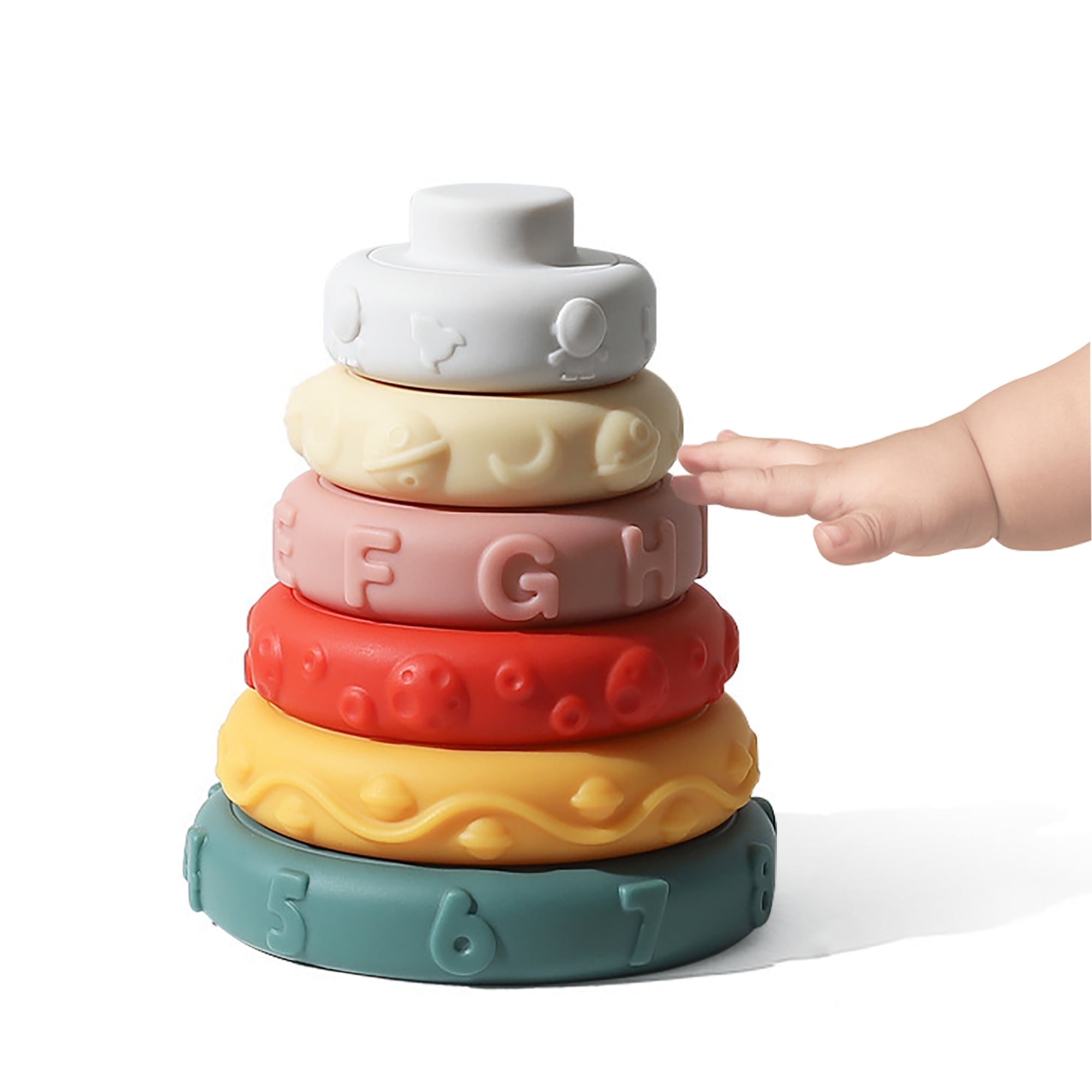 Smasener Soft Stacking Rings Baby Toy STEM Kuwait Ubuy