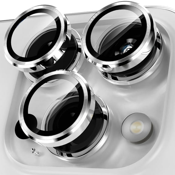 Smasener Camera Lens Protector Compatible with iPhone 15 Pro Max & 15 Pro, 9H Tempered Glass Camera Protector, HD Clear, Anti-Scratch, Case Friendly, No Affect Night Shots