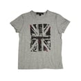 thumbnail image 1 of Smash Boys Sizes 4 - 12 Short Sleeve Shirt Top British Invasion Tee 32945-6 (grey), 1 of 3