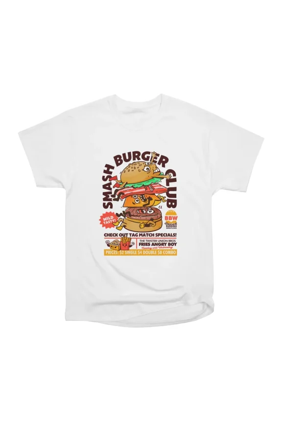 Smash Burger Club T-Shirt Tee Gift For Him Merch For Her Apparel For Friend