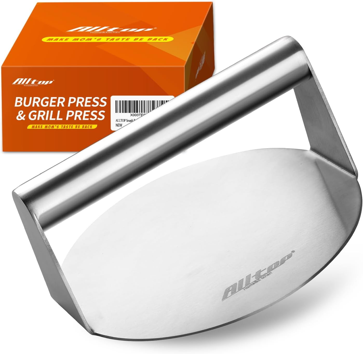 Smash Burger Press Stainless Steel NonStick Patty Maker Grill