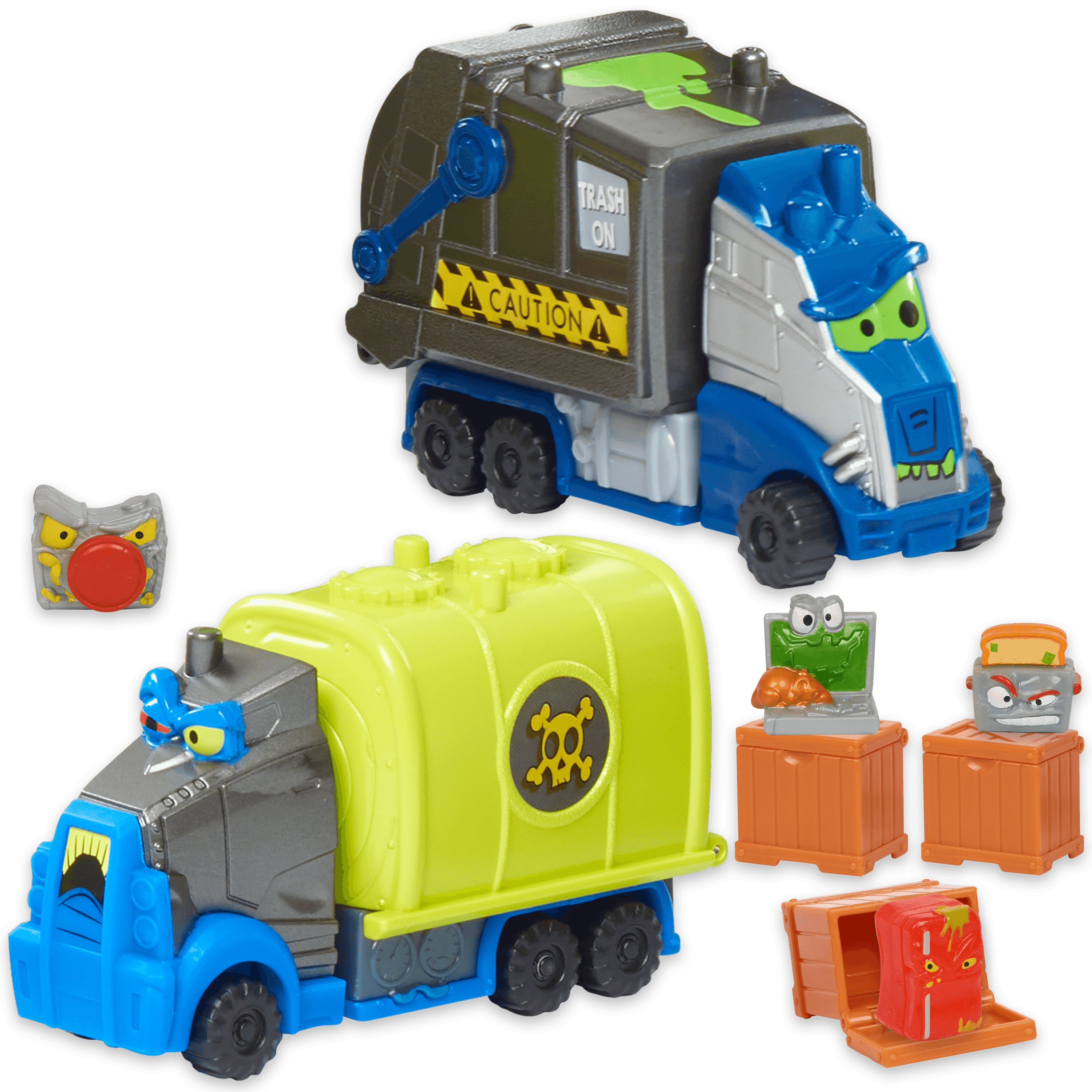 Smash Crashers Series 1 Crashing Trucks & Collectibles Unboxing Toy Review