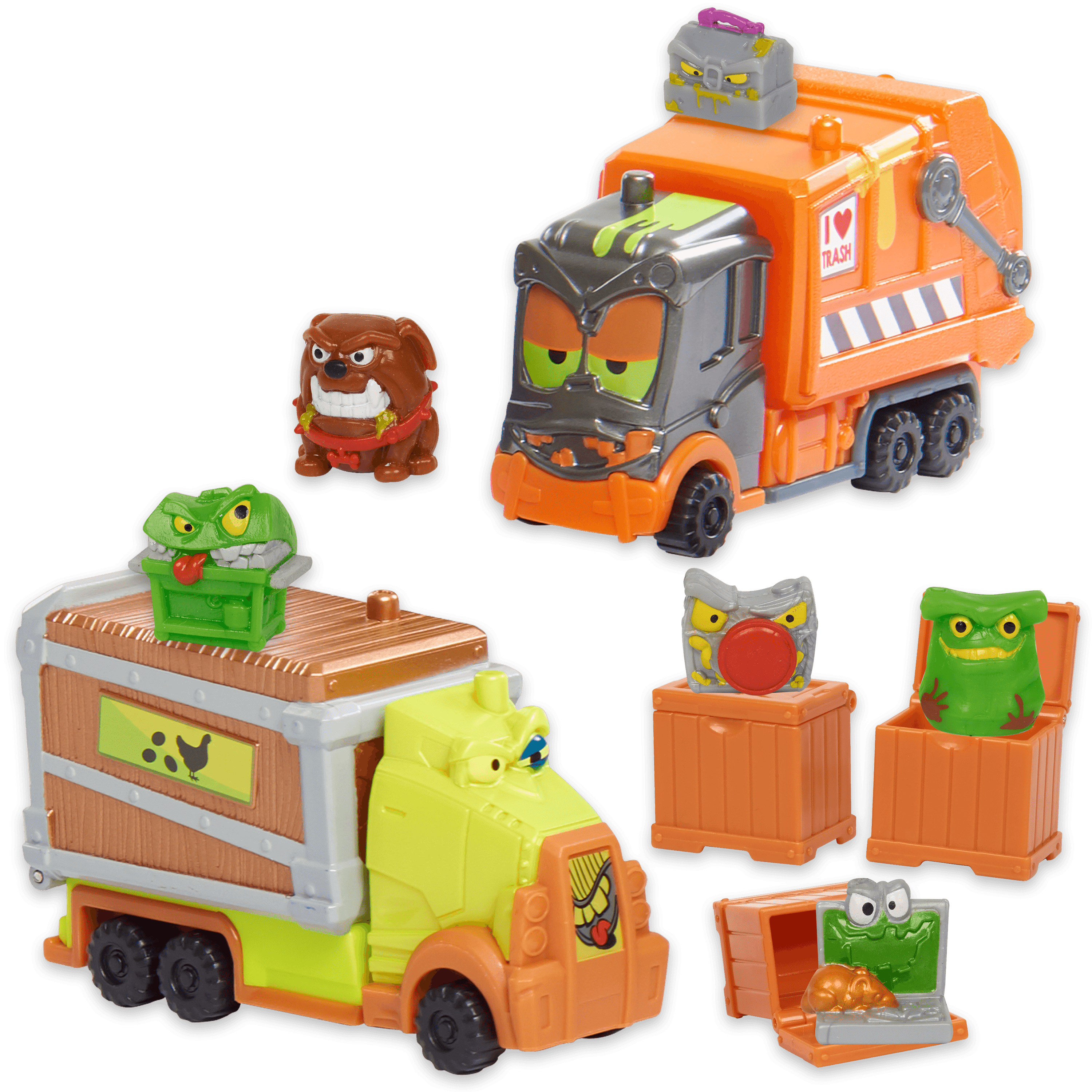 Smash Crashers Series 1 Sloppy Sam Truck Mystery Crates Damaged for sale  online