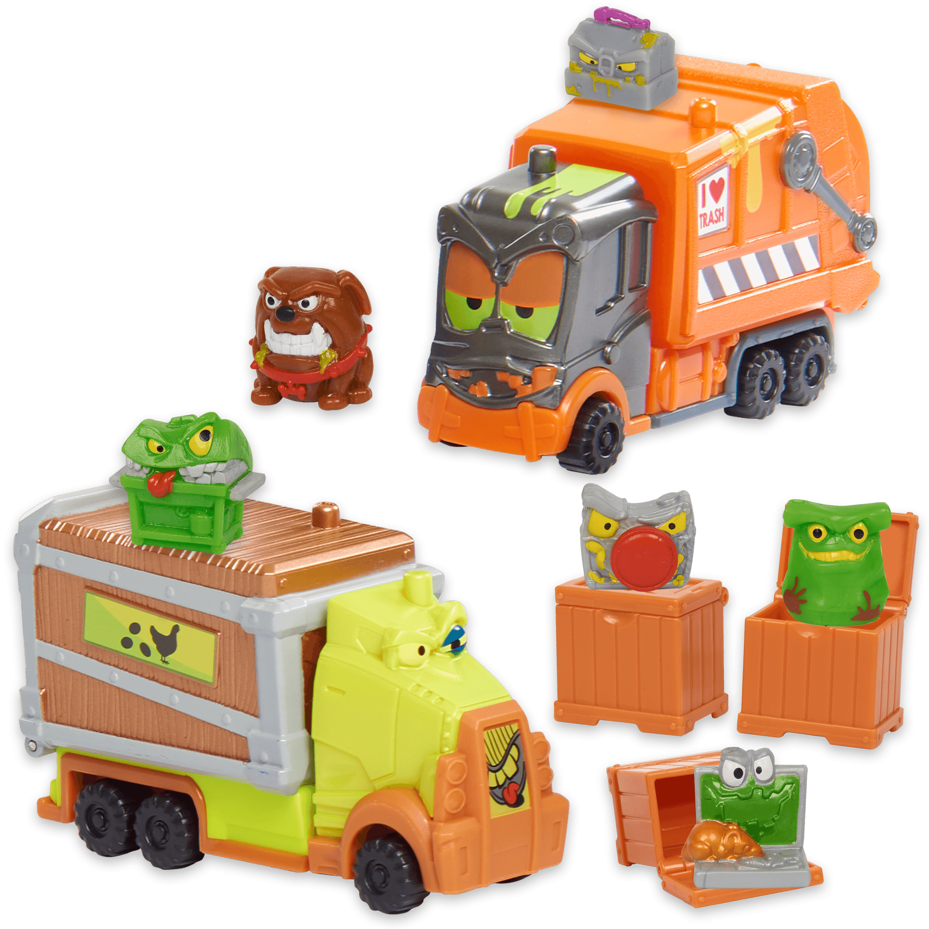 Smash Crashers 3Pk - Brown Mailer : : Toys