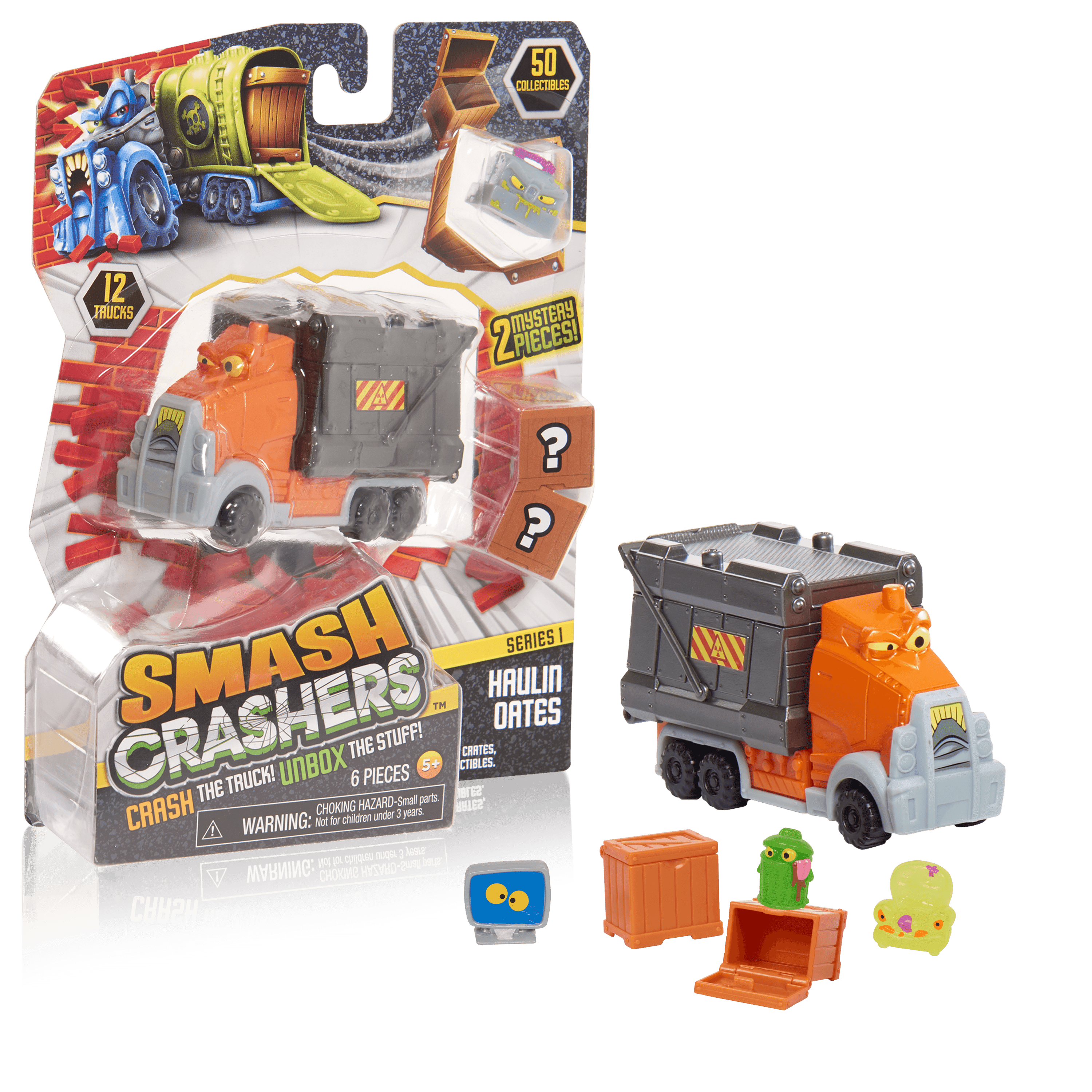 Smash Crashers: Sloppy Sam - Series 1 - Crash The Truck! Unbox The Stuff!  NEW 5+