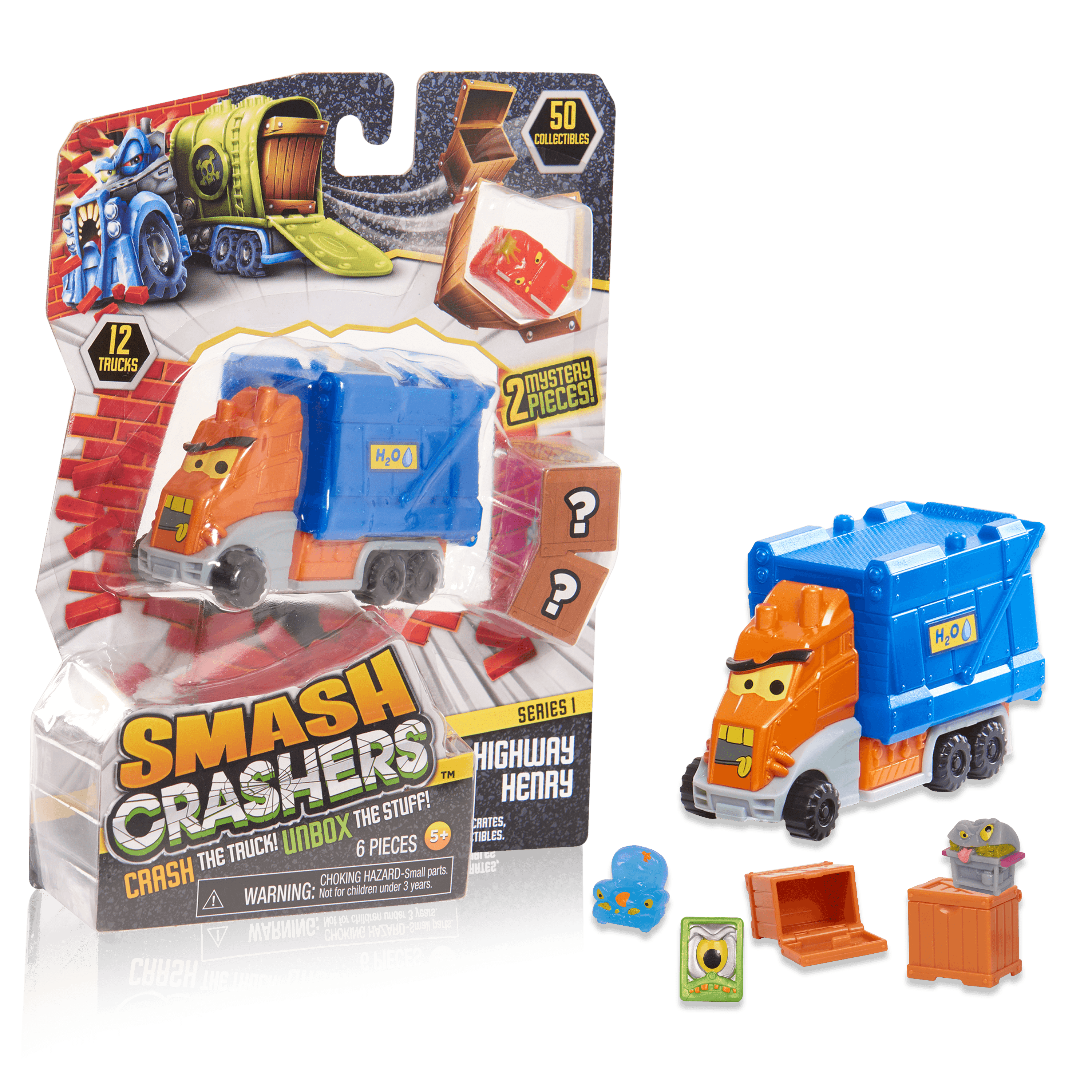 Just Play Smash Crashers Highway Henry Series 1 Crash The Truck Unbox The  Stuff