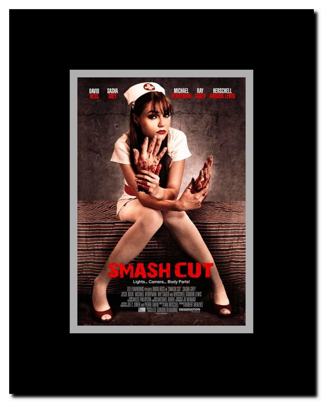 Smash Cut Framed Movie Poster