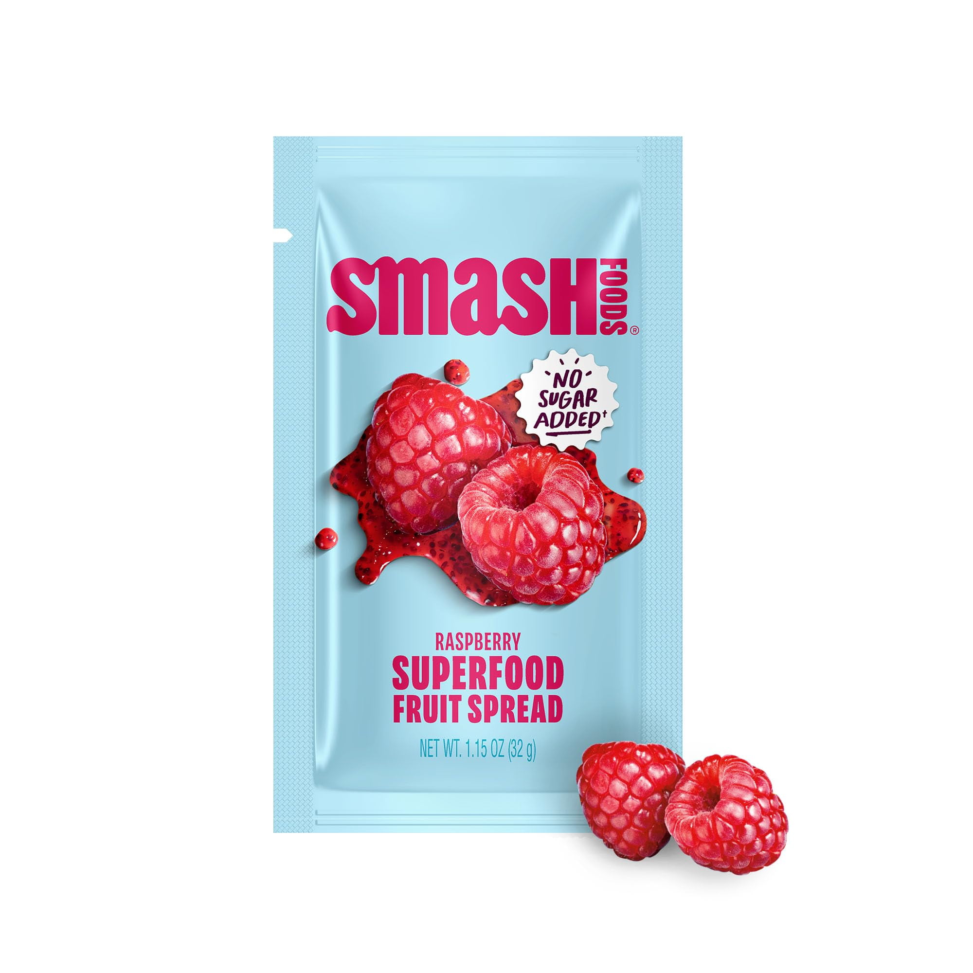 Smash Foods Raspberry Jam Squeeze HYZ01 Packets | 10 Single Serve ...