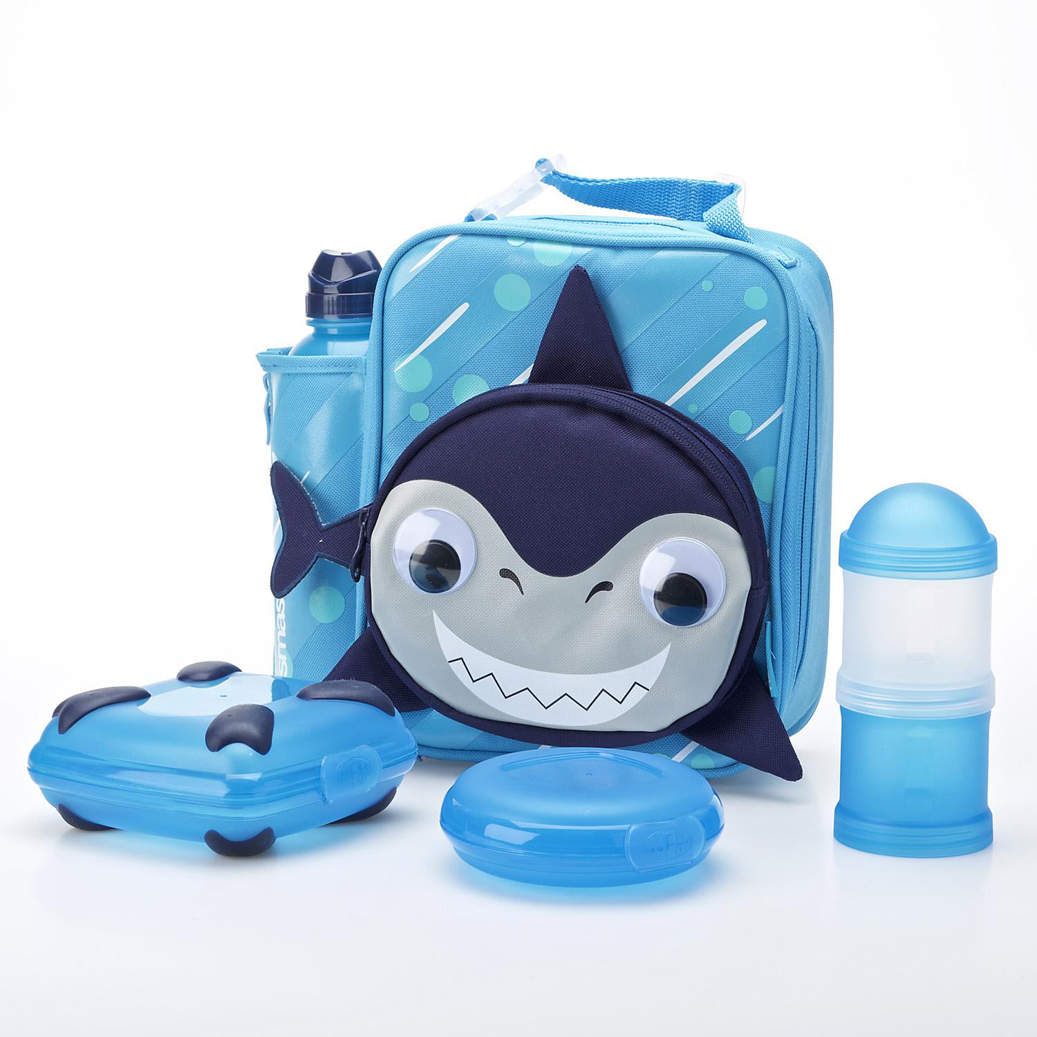 Kids lunch box bag set - 3D Shark Lunch Bag for Boys with Containers  Reusable Complete Lunch Kit Inc…See more Kids lunch box bag set - 3D Shark  Lunch