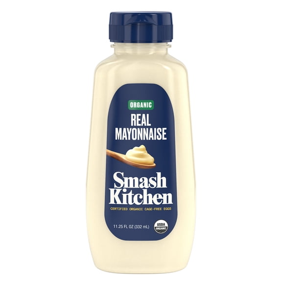 Smash Kitchen Organic Real Mayonnaise, 11.25 fl oz Bottle