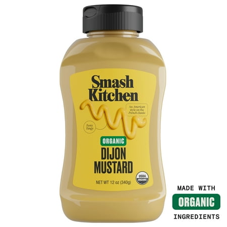 Smash Kitchen Organic Dijon Mustard, 12 oz Bottle