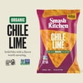 thumbnail image 1 of Smash Kitchen Chile Lime Non-GMO Tortilla Chips, 9 oz, 1 of 1