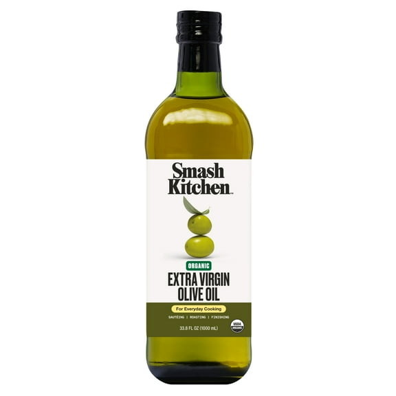 Smash Kitchen Organic Classic Extra Virgin Olive Oil, 33.8 fl oz