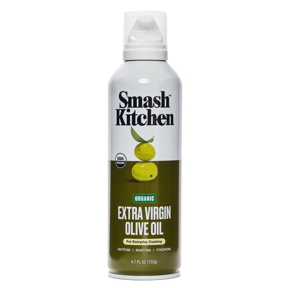 Smash Kitchen Organic Extra Virgin Olive Oil Spray, 4.7 fl oz Can