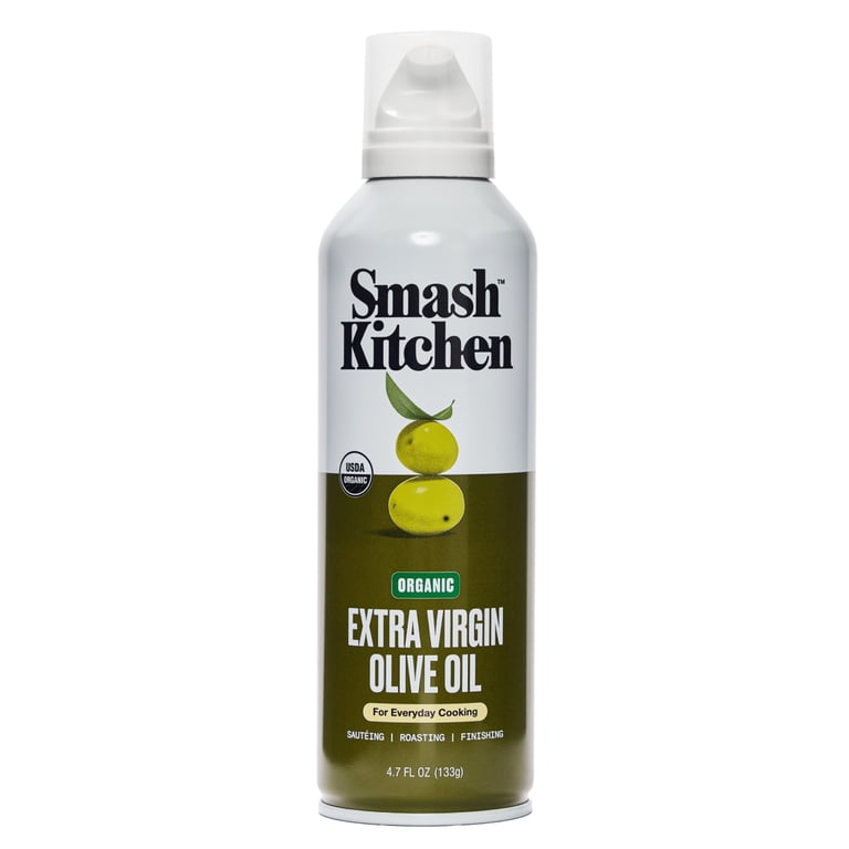Smash Kitchen Organic Extra Virgin Olive Oil Spray, 4.7 fl oz Can