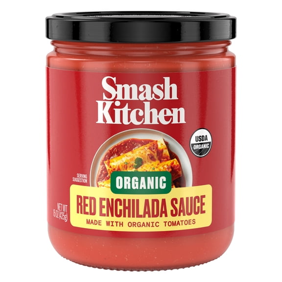 Smash Kitchen Organic Red Enchilada Sauce, 15 oz