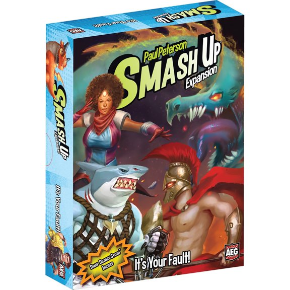 Smash Up: It's Your Fault - Stand Alone Expansion (2 Players)  Or Combine With Other Smash Up Titles (4 Players) - Alderac Entertainment Group (AEG), Ages 12+, 2 Players, 45 Min