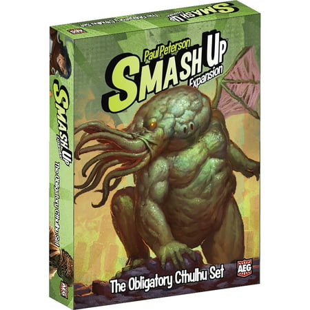 Smash Up: The Obligatory Cthulhu - Stand Alone Expansion (2 Players) Or Combine With Other Smash Up Titles (4 Players) - Alderac Entertainment Group (AEG), Ages 14+, 2 Players, 45 Min
