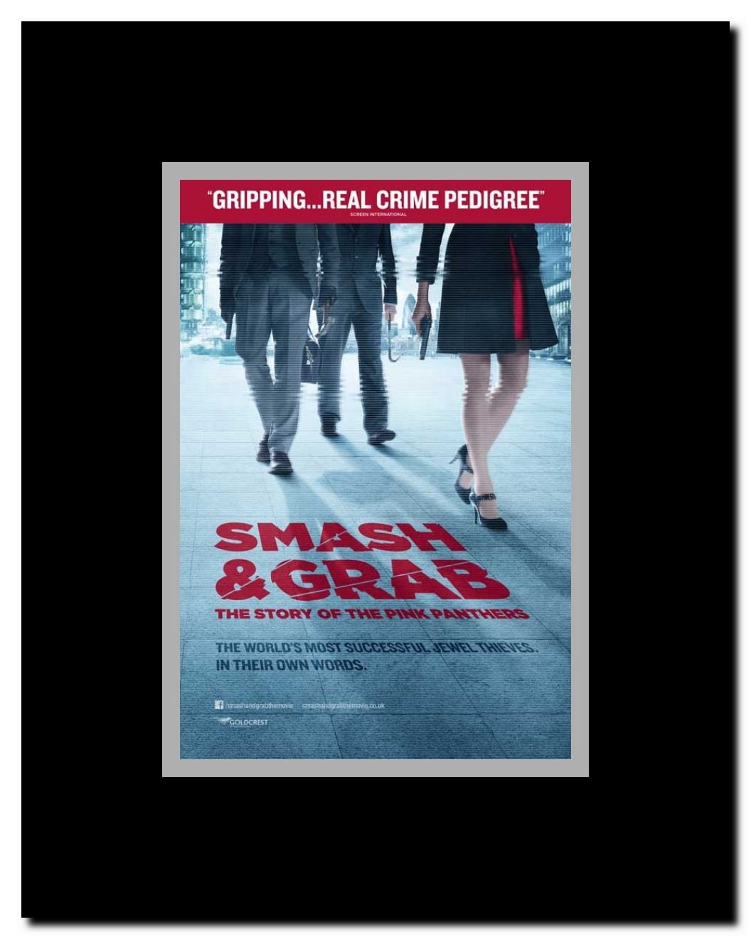 Smash and Grab: The Story of the Pink Panthers Framed Movie Poster