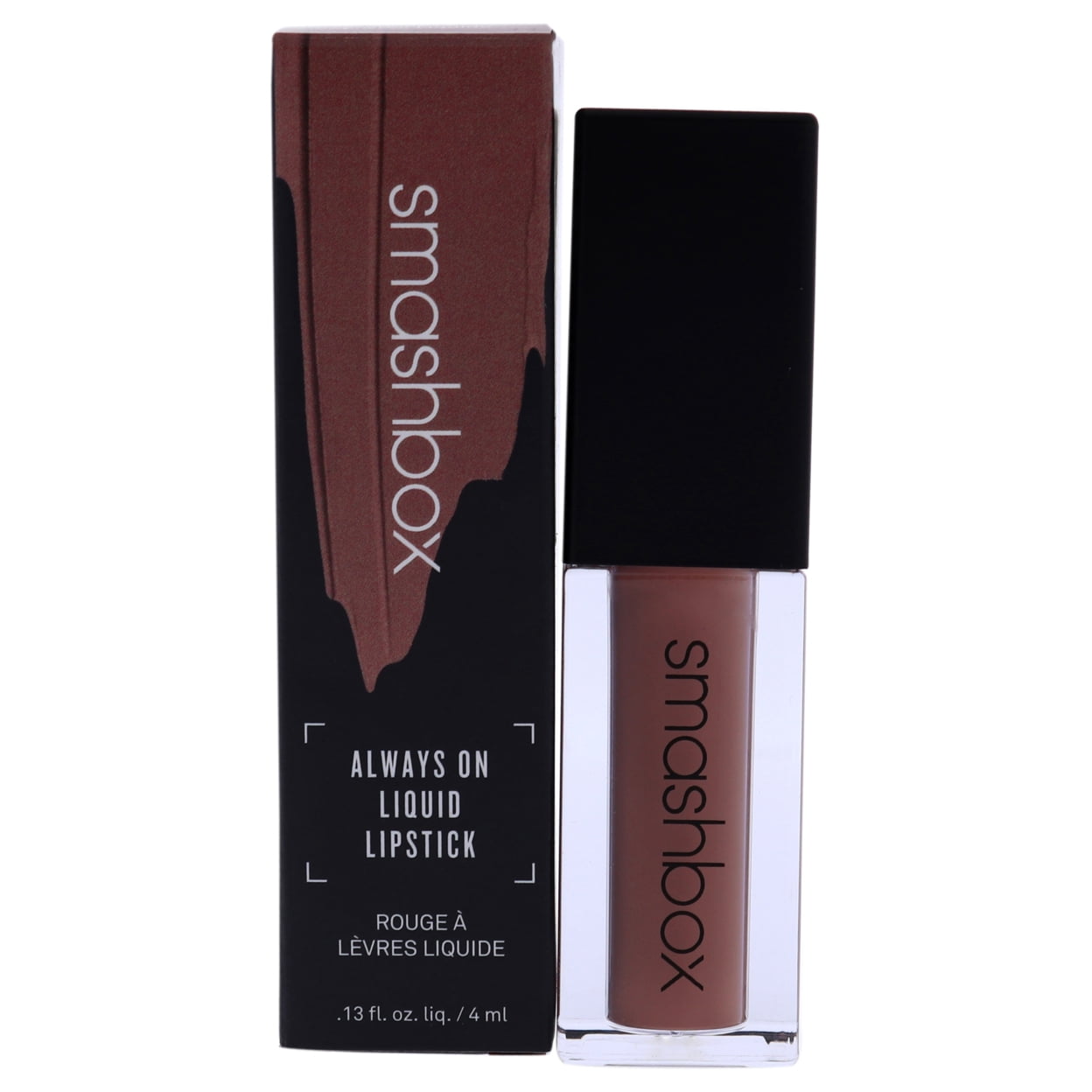Smashbox Always On Longwear Matte Liquid Lipstick| Long Lasting, Waterproof + Non-Drying, 0.13 Fl Oz,Fair Game