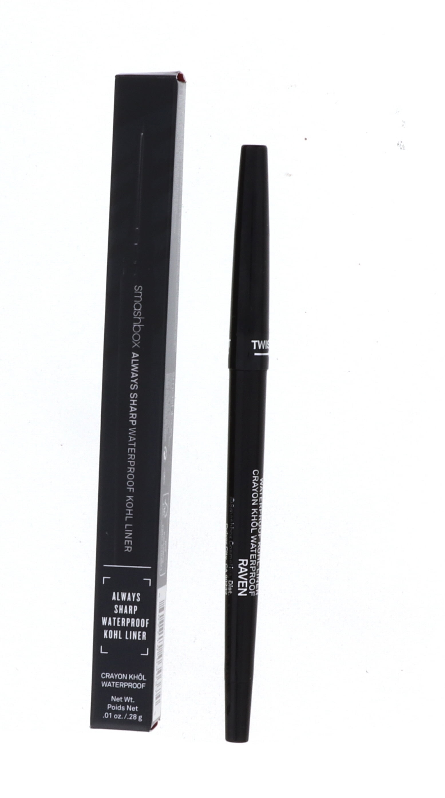 Smashbox Always Sharp Waterproof Kohl Liner, Raven, 0.01 oz