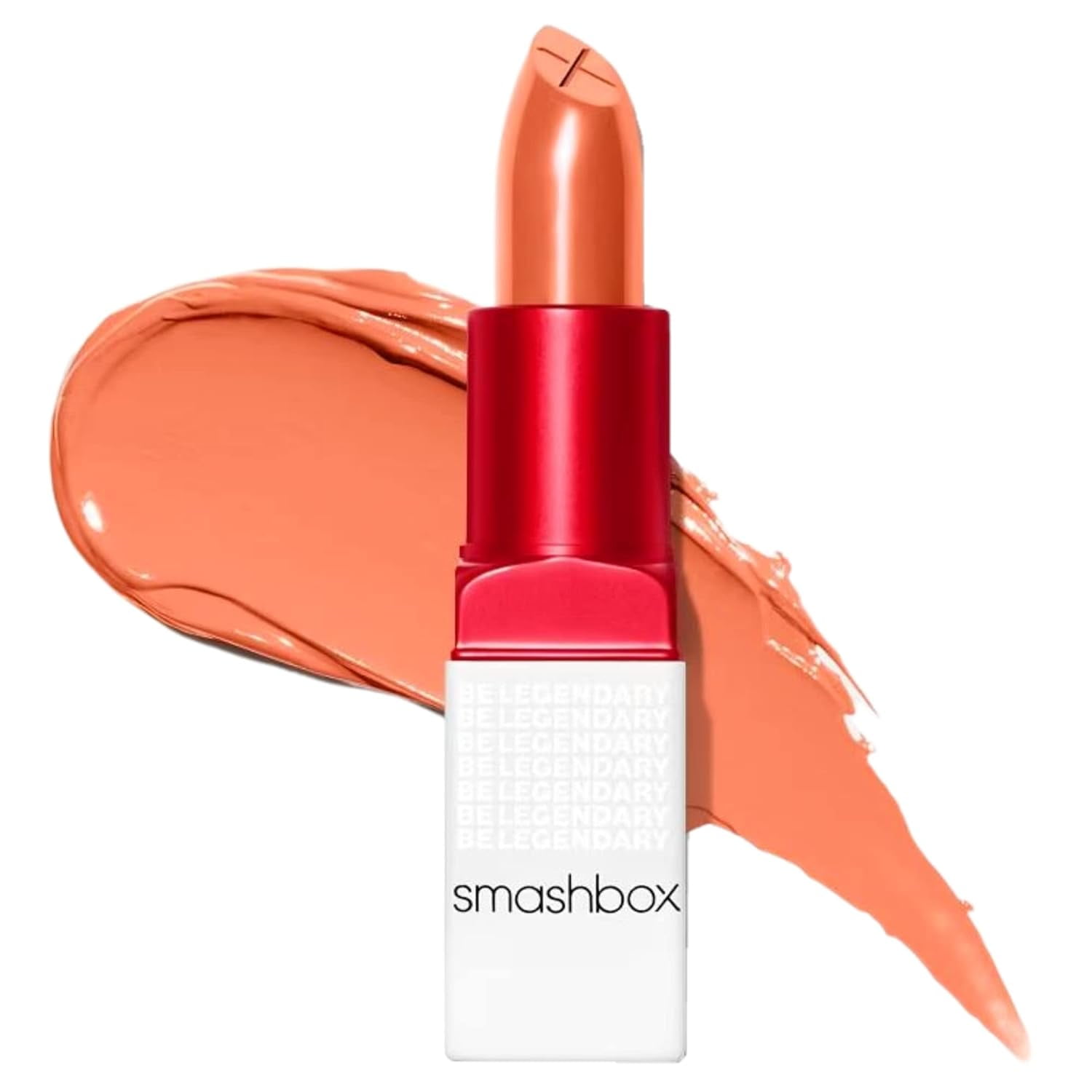 Smashbox Be Legendary Prime  and  Plush Lipstick - Hype Up (Bright Peach)