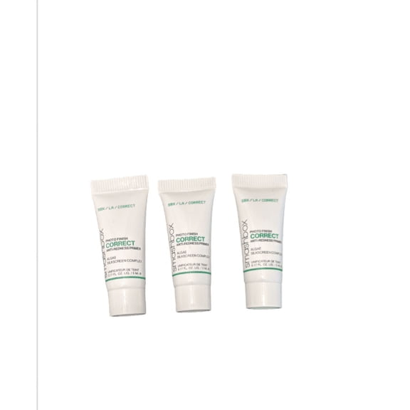 Smashbox Photo Finish Correct Anti Redness Primer, 0.17 fl oz liq/5ml (3 Piece)