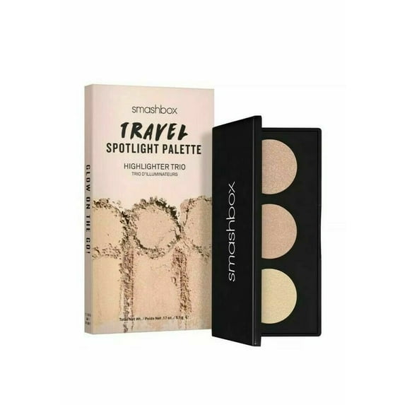 Smashbox SPOTLIGHT PALETTE PEARL Highlight Bronze 3 Colors Turn Crank Blow
