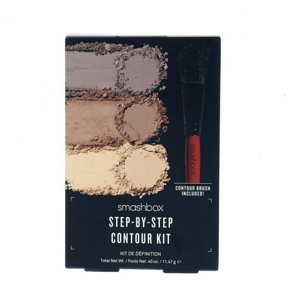 Smashbox Step By Step Contour Kit with Light Medium Brush 4 oz - Color: Brown