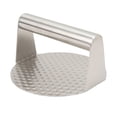 thumbnail image 1 of Smashed Burger Press Stainless Steel Burger Press Round Burger Smasher Concave Convex Surface Dishwasher Safe Reduce Cooking Time, 1 of 5