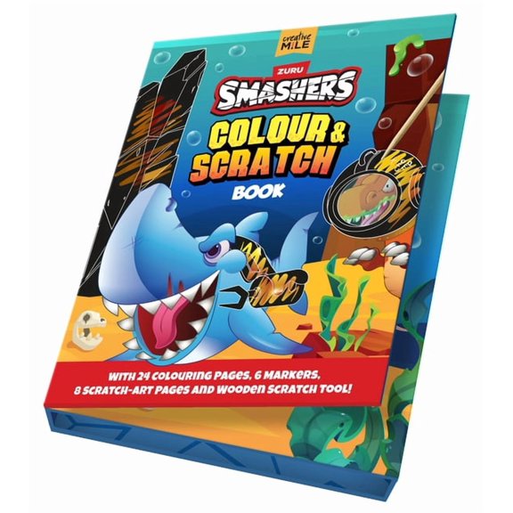 Smashers Colour and Scratch Book, (Paperback)