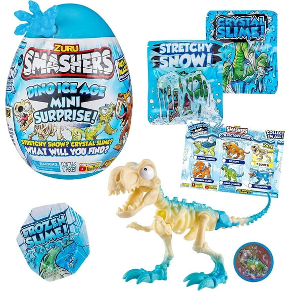 Smashers Dino Ice Age Mini Surprise Egg - T Rex Skeleton