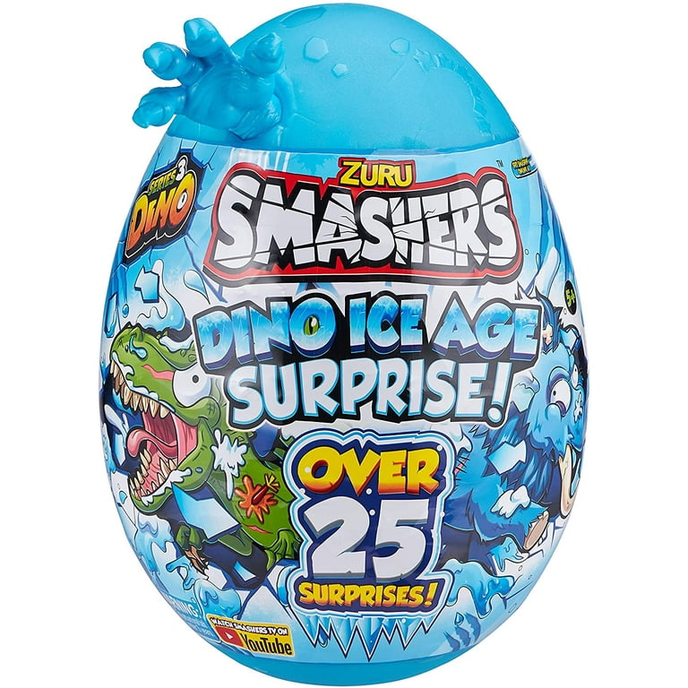 ZURU Smashers Dino Ice Age Surprise Egg - Over 25 Surprises