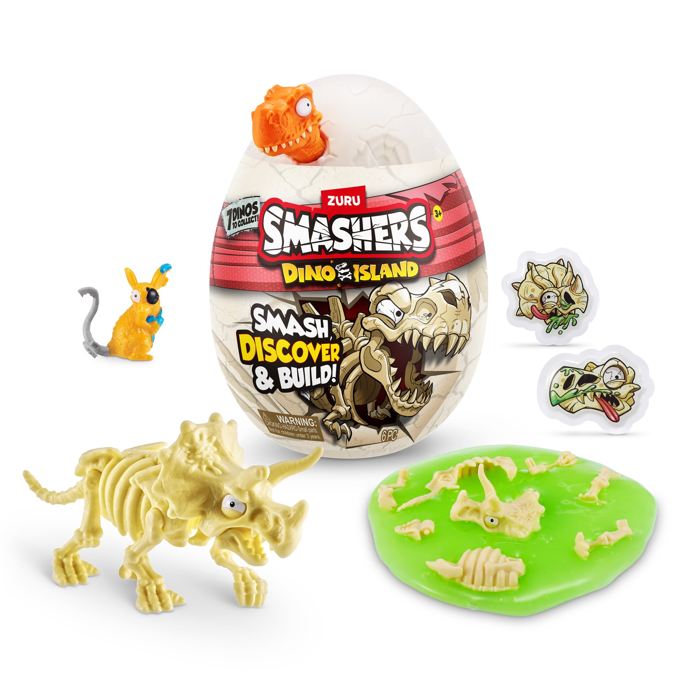 Smashers Dino Island Nano Egg by ZURU Ages 3 and up