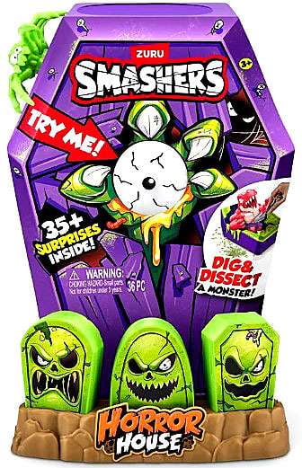 Smashers Horror House LARGE Mystery Pack (GREEN Spider, 35+