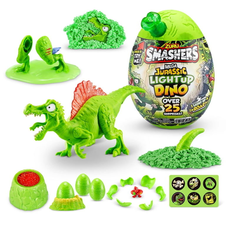 Smashers Mega Jurassic Light Up Dino Egg, Spinosaurus Toy
