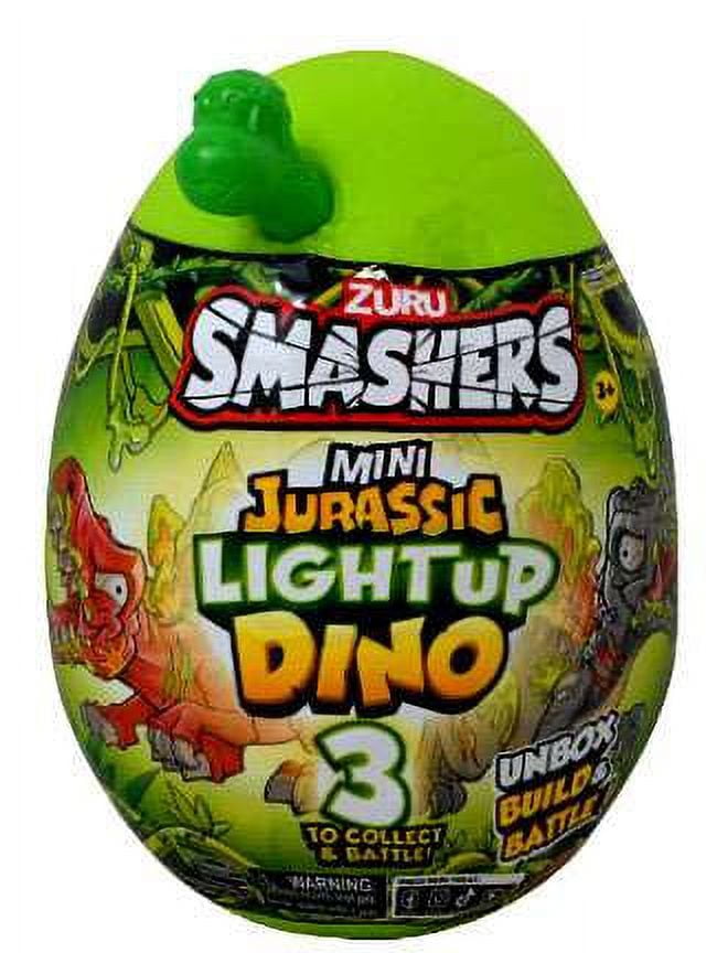 Smashers - Ovo Dino Light Verde Pequeno - Série 1 - Fun - MP Brinquedos