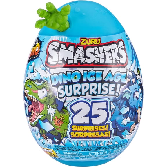 Smashers Series 3 Dino Ice Age Raptor EPIC Surprise! Mystery Egg