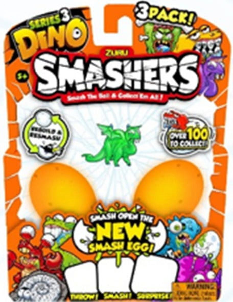 Smashers Series 3 Dino Mini Figure 3-Pack